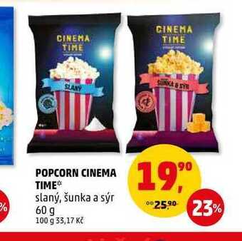 Penny Market Popcorn cinema time, 60 g nabídka