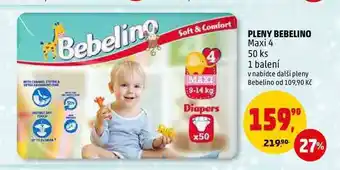 Pleny bebelino maxi 4, 50 ks