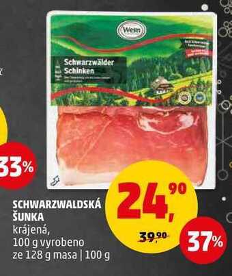 Penny Market Schwarzwaldská šunka, 100 g nabídka