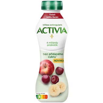 Rohlik.cz Activia probiotický jogurtový nápoj jablko, třešeň a banán bez přidaného cukru nabídka