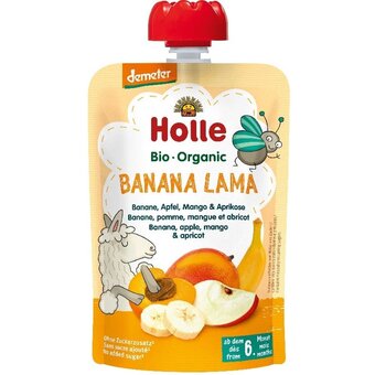 Holle bio kapsička banán, jablko, mango a meruňka