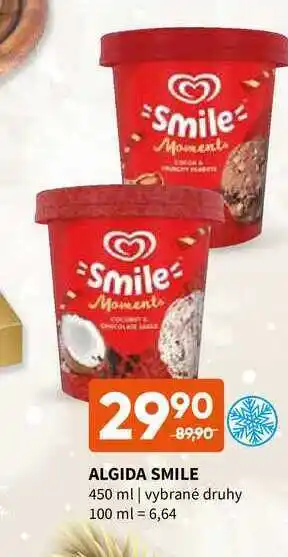 Terno Algida smile 450 ml nabídka
