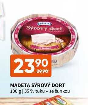 Terno Madeta sýrový dort 100 g nabídka