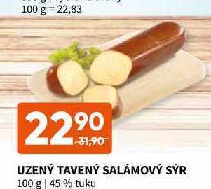 Terno Uzený tavený salámový sýr 100 g nabídka