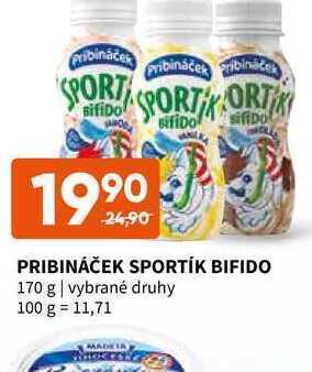 Terno Pribináček sportík bifido 170 g nabídka