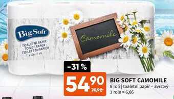 Terno Big soft camomile 8 rolí toaletní papír - 3vrstvý nabídka