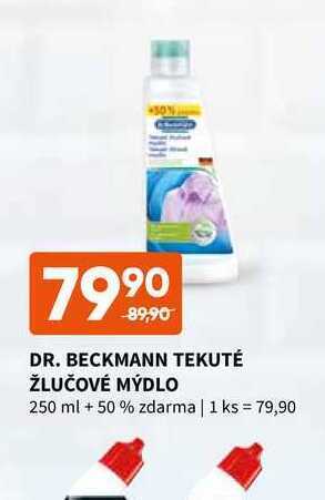Terno Dr. beckmann tekuté žlučové mýdlo 250 ml + 50% zdarma nabídka