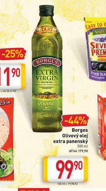 Billa Borges olivový olej extra panenský nabídka