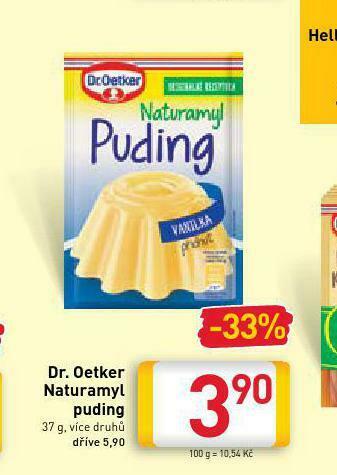 Billa Dr. oetker naturamyl puding nabídka