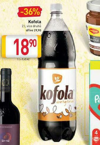 Billa Kofola 2l nabídka