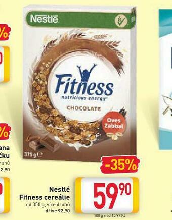 Billa Nestlé fitness cereálie nabídka