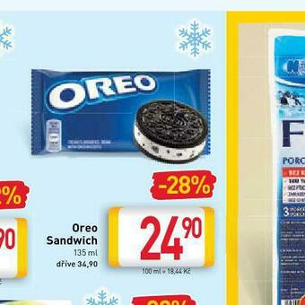 Billa Oreo sandwich nabídka