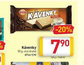 Billa Kávenky nabídka