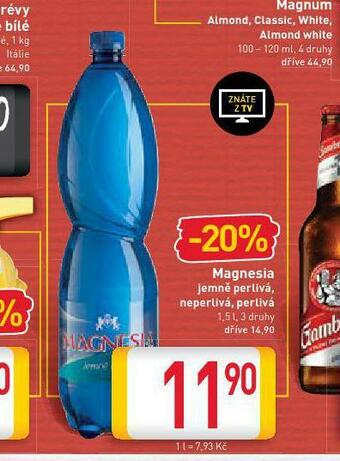 Billa Magnesia nabídka