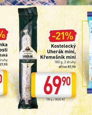 Billa Kostelecký křemešník mini nabídka