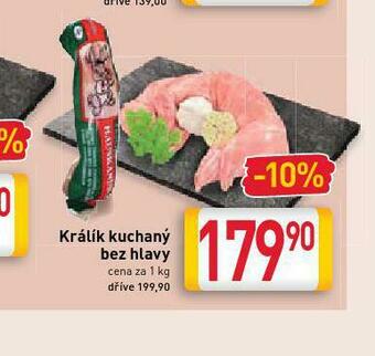 Billa Králík kuchaný bez hlavy nabídka