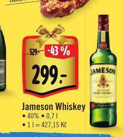 Albert Jameson whiskey nabídka