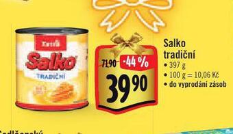Albert Salko tradiční nabídka