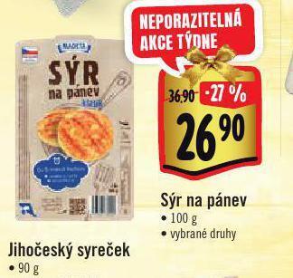 Albert Sýr na pánev nabídka