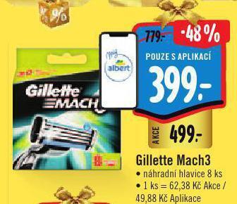 Albert Gillette mach3 holicí strojek nabídka