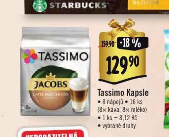 Albert Kávové kapsle tassimo nabídka