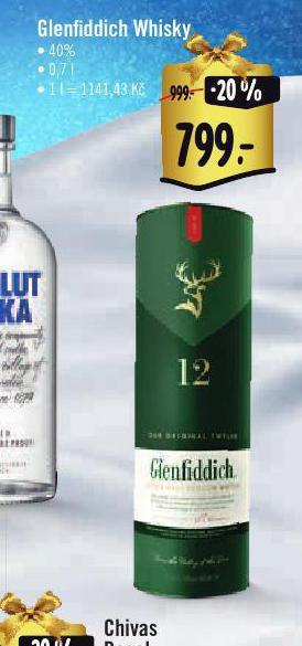 Albert Glenfiddich whisky nabídka