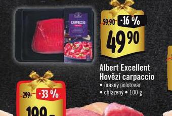 Albert Hovězí carpaccio nabídka