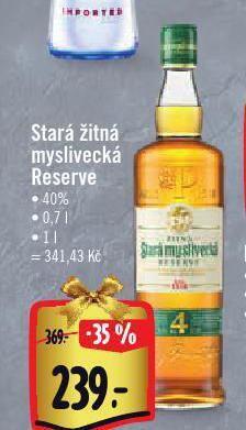 Albert Stará žitná myslivecká nabídka