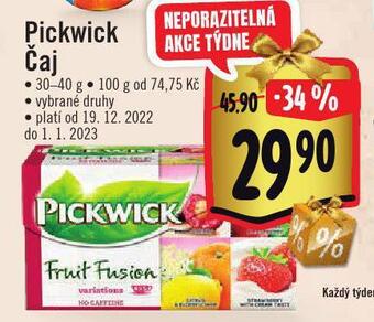 Albert Pickwick čaj nabídka