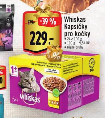 Albert Whiskas kapsičky pro kočky nabídka