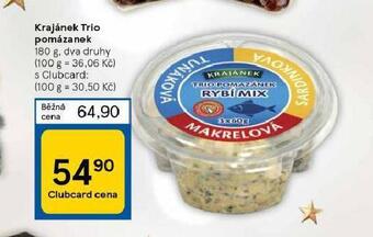 Tesco Krajánek trio pomazánek nabídka
