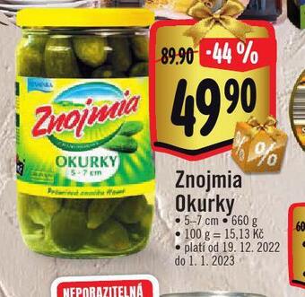 Albert Znojmia okurky nabídka