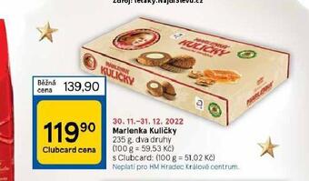 Tesco Marlenka kuličky nabídka