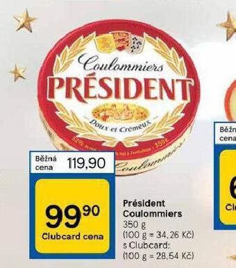 Tesco Président coulommiers nabídka