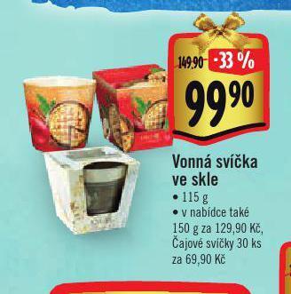 Albert Vonná svíčka ve skle nabídka
