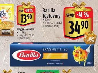 Albert Barilla těstoviny nabídka
