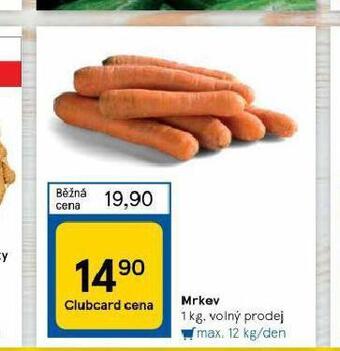 Tesco Mrkev nabídka
