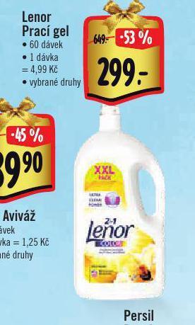 Albert Lenor prací prostředek nabídka