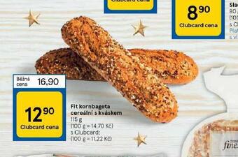 Tesco Fit kornbageta cereální s kváskem nabídka