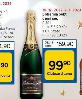 Tesco Bohemia sekt nabídka