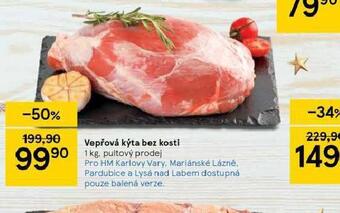 Tesco Vepřová kýta bez kosti nabídka