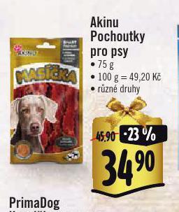 Albert Akinu pochoutky pro psy nabídka