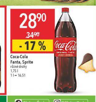 Globus Coca cola, fanta, sprite nabídka