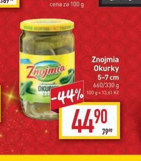 Billa Znojmia okurky 5-7 cm nabídka