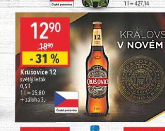 Globus Pivo krušovice 12 královský ležák nabídka