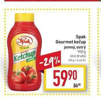 Billa Spak gourmet kečup nabídka