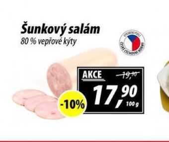 ZEMAN Šunkový salám nabídka