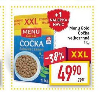 Billa Menu gold čočka velkozrnná nabídka