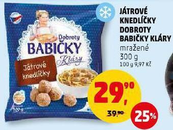 Penny Market Játrové knedlíčky dobroty babičky kláry nabídka