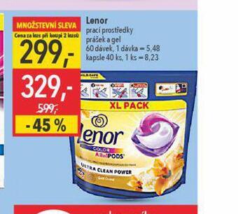 Globus Lenor prací prostředek nabídka
